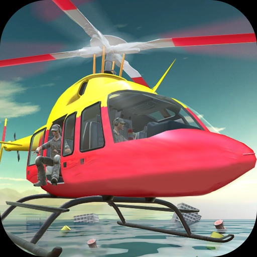 Flying Pilot Helicopter Rescue - City 911 Emergency Rescue Air Ambulance Simulator Icon