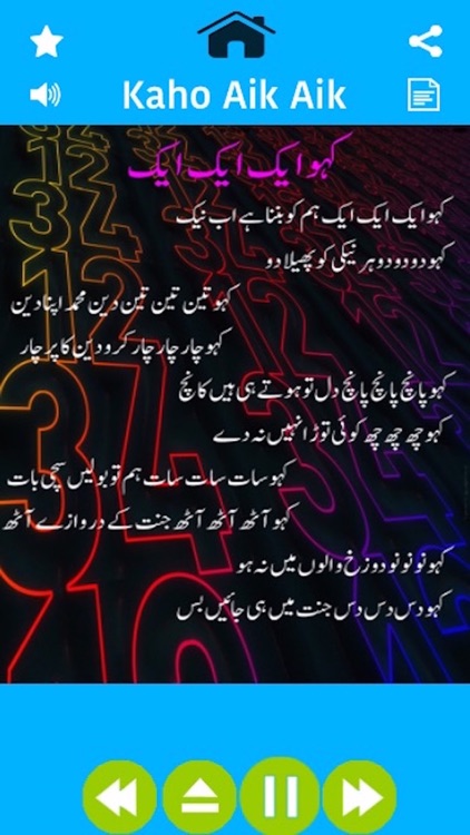 Baby Urdu Poems-Kids Urdu nazmein and rhymes