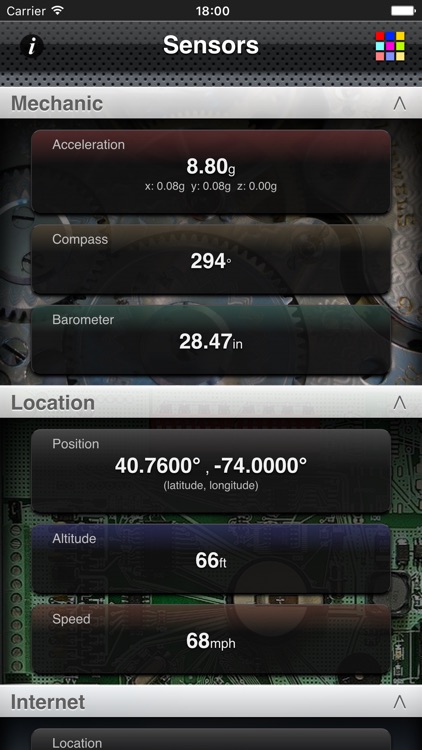 Sensors