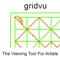 A viewing grid that serves as a reference for visual artists and designers