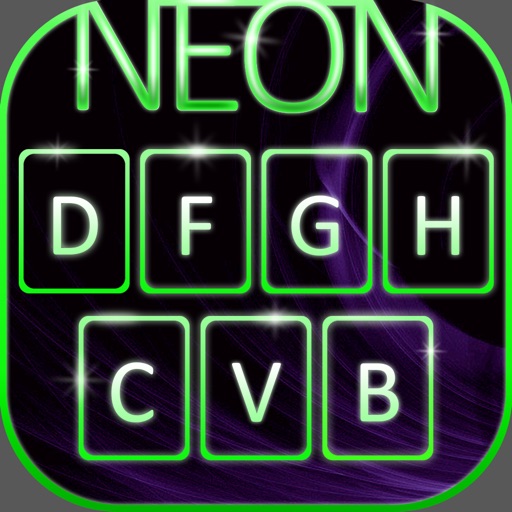 Neon Color Keys – Pimp Your Key.board.s With Glow.ing Skins, Cute Fonts & Emoji icon