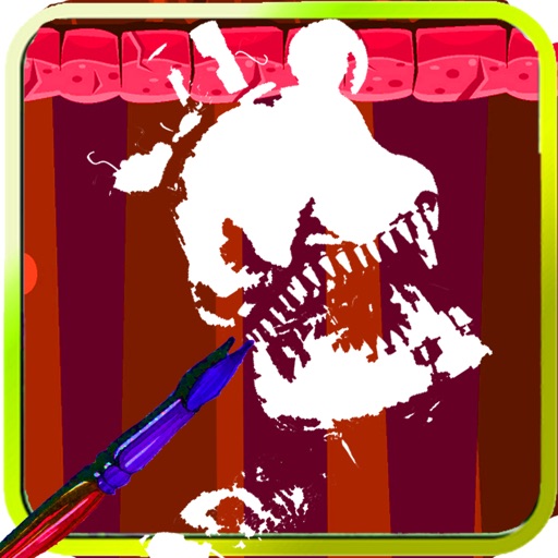 Coloring Page For Kids Game freddy Edition Icon