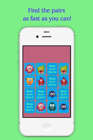 Match the cute monsters screenshot 3