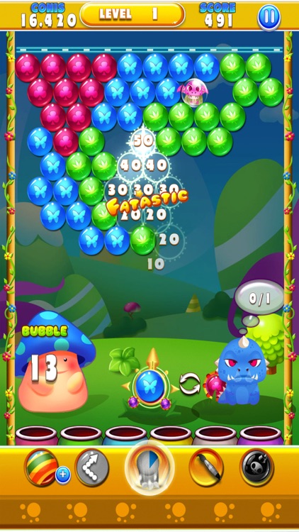 Bubble Shooter- Word Bubbles Pop Witch Land 2