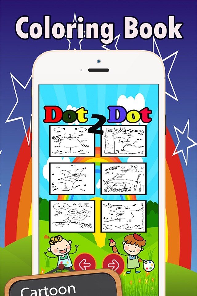 Dot to Dot Coloring Book: complete coloring pages by connect dot games free for toddlers and kids screenshot 2