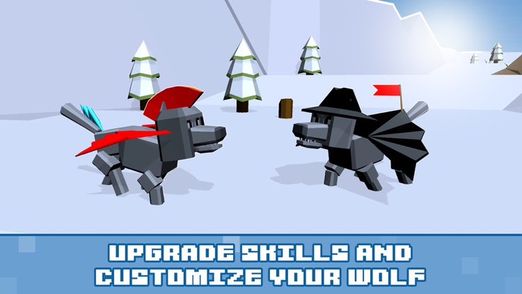 Pixel Wolf Survival Simulator Full screenshot-3