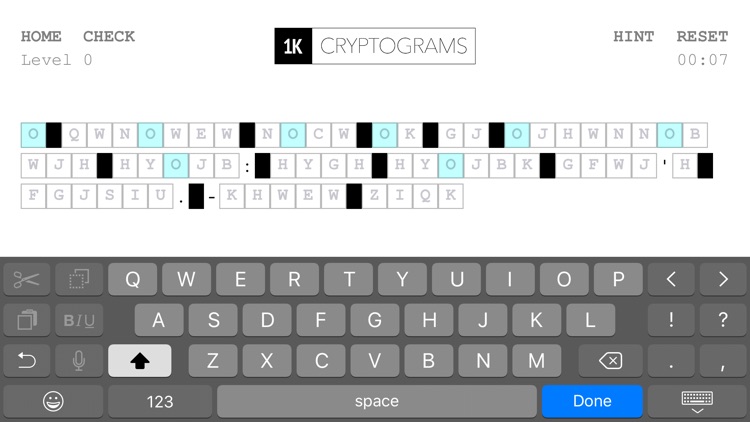 1k Cryptograms screenshot-1