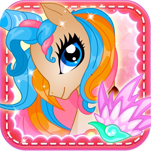 Rainbow Pony - Makeover and Dress up Games for Kids and Girls icon