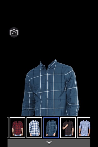 Man Check Shirt - Photo montage with own photo or camera screenshot 3