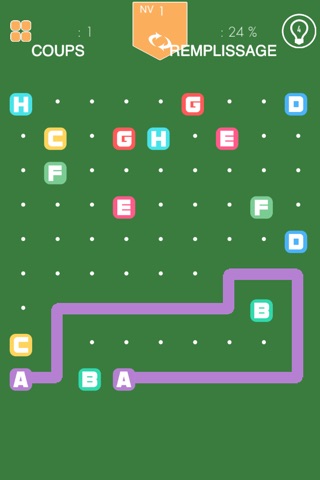 Match The Letters - awesome dots joining strategy game screenshot 2