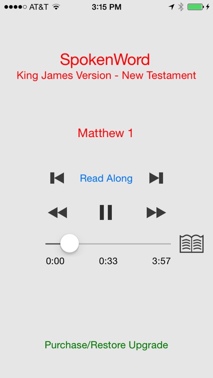 SpokenWord Audio Bible - King James New Testament
