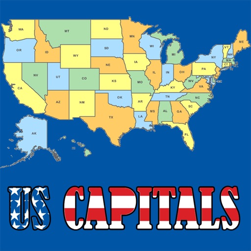 U.S. State Capitals Quiz! Learn the names and locations of the United States Capitals Trivia Game icon