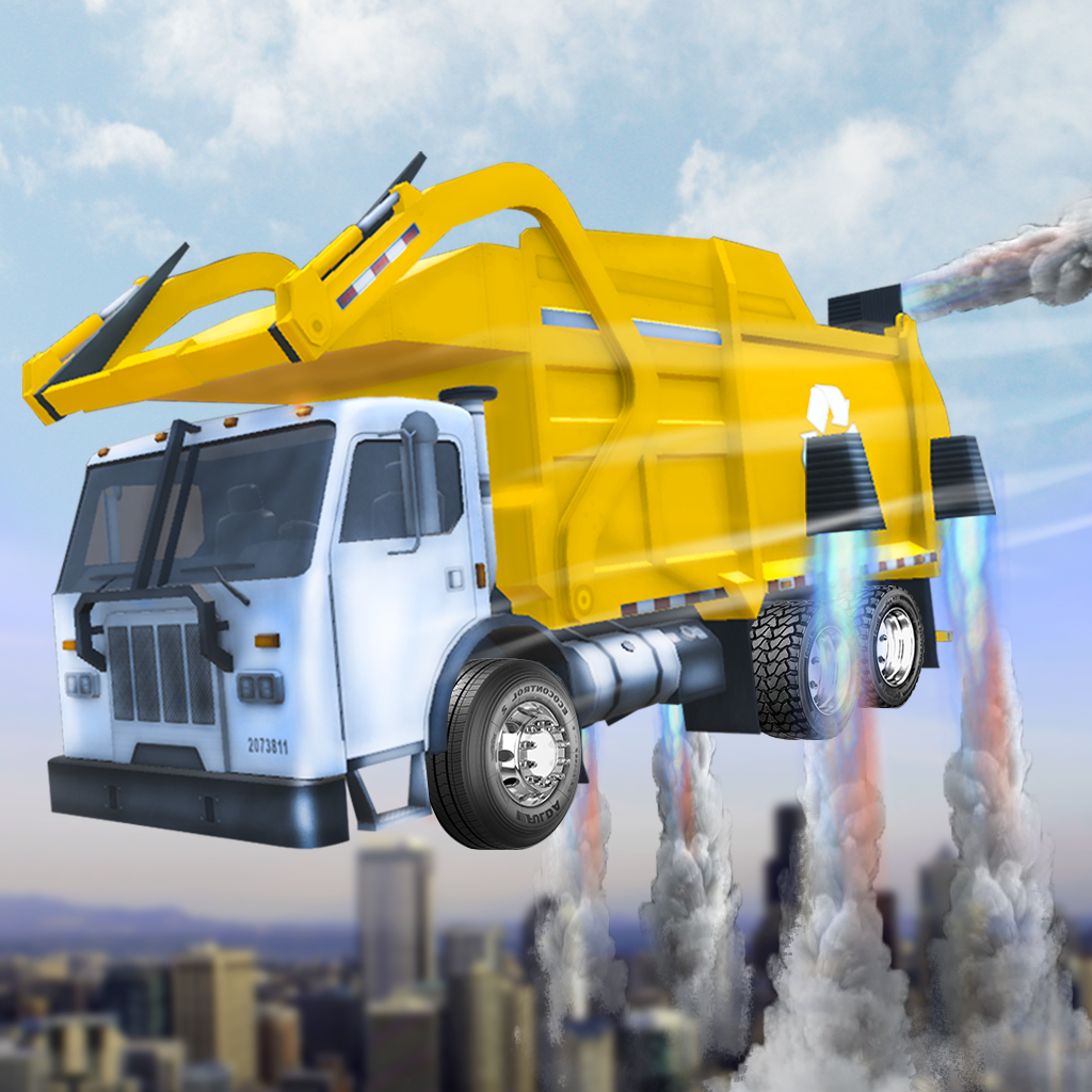 Get Real Garbage Truck Flying 3D Simulator – Driving Trash Trucker in City for iOS, iPhone, iPad Aso Report