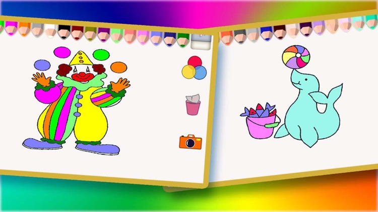 The Best Colouring Book For Kids - Making the Circus Animals and Clown Colorful