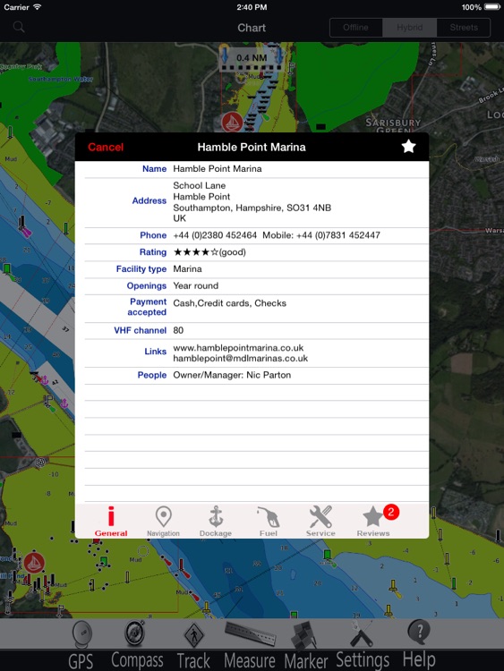 Solent GPS Nautical Charts Pro