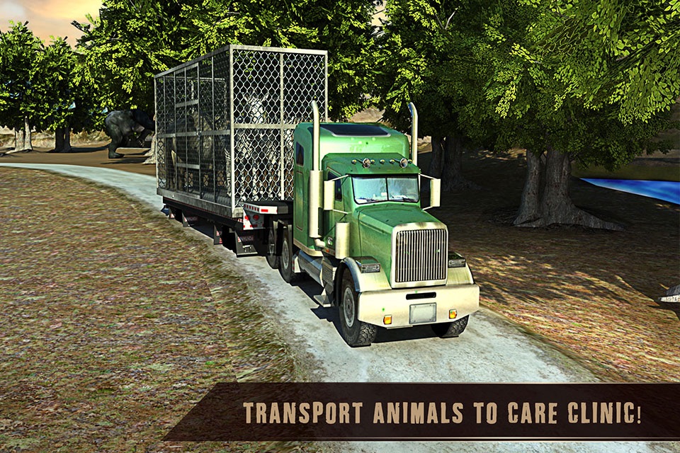 Wild African Animal Rescue Simulator: An Off-Road Transport Truck Game screenshot 4