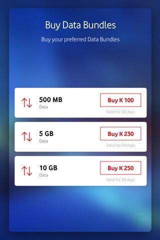 My Vodafone by Vodafone Zambia screenshot 3