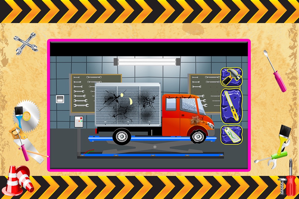 Truck Repair Shop - Crazy mechanic garage game for kids screenshot 3