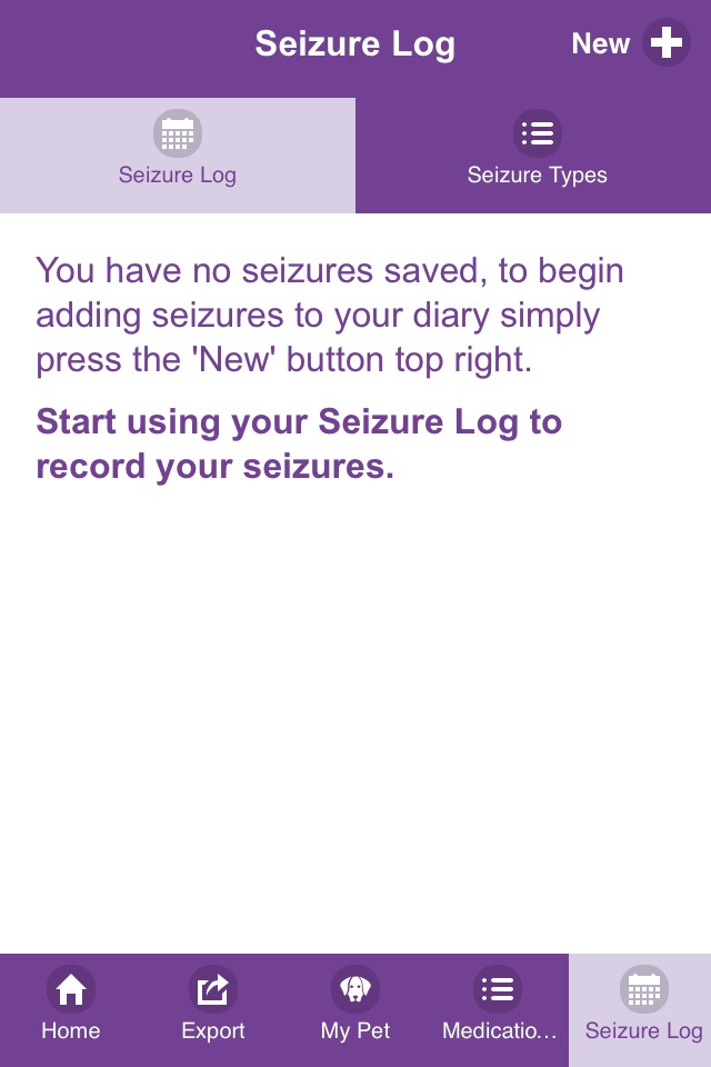 RVC Pet Epilepsy Tracker screenshot 2