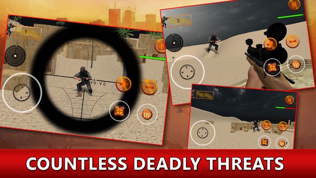 Bravo Sniper 3D Shooter - Shoot to Kill Terrorist Death Squa(圖4)-速報App