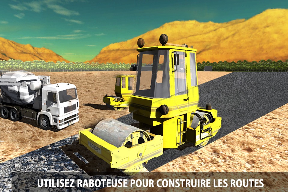 Bridge Builder Construction Truck Driver 3D Simulator : Legendary Off-Road Excavator Crane screenshot 3