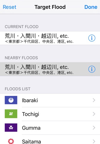 Flood Checker Kanto Japan screenshot 2