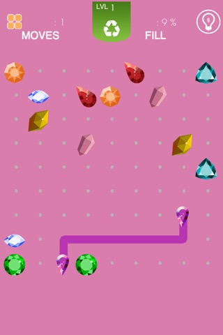 Connect The Jewels - new mind teasing puzzle game screenshot 2