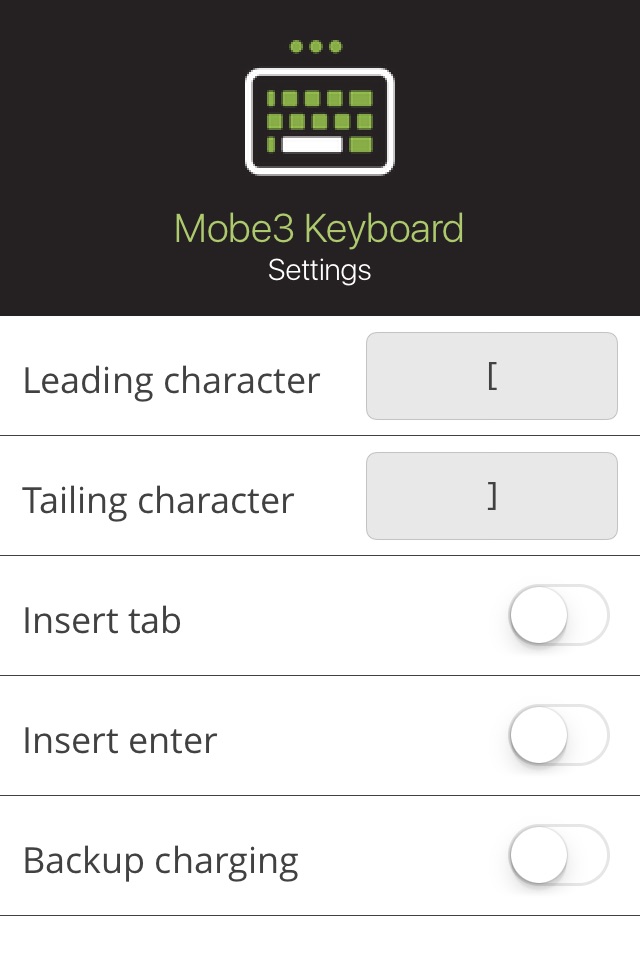 Mobe3 Keyboard screenshot 2