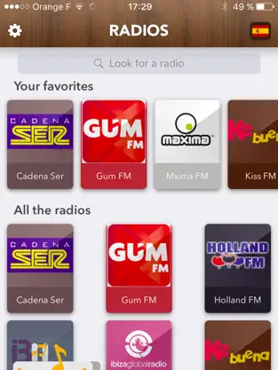 Screenshot 1 Radio española:Todas las radios famosas de España iphone