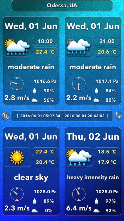 OWeather – weather forecast and weather maps screenshot-3