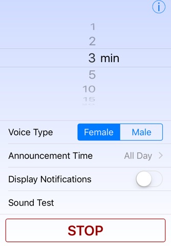 Japanese Voice Over Clock screenshot 2