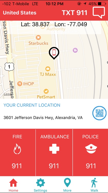 911 Help SMS Medical Safety Police and Fire