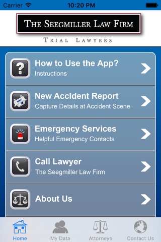 The Seegmiller Law Firm Injury Help App screenshot 2