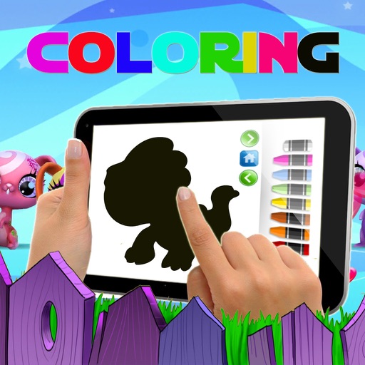 Colouring Book for Babys Littlest Pet Edition iOS App