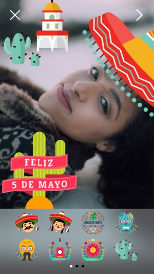 Cinco de Mayo - Mexican Victory Everyday FREE Photo Stickers(圖5)-速報App