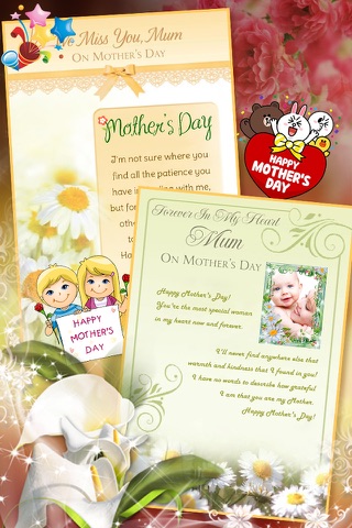 Mother's Day Photo Frame.s, Sticker.s & Greeting Card.s Make.r Pro screenshot 3