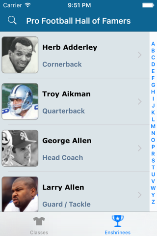 Pro Football Hall of Famers screenshot 2