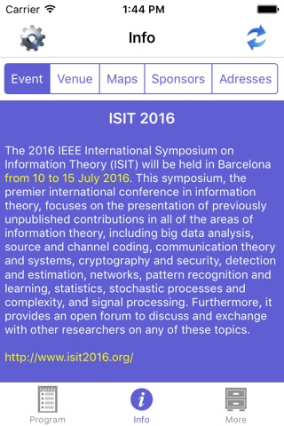 ISIT 2016 screenshot 2