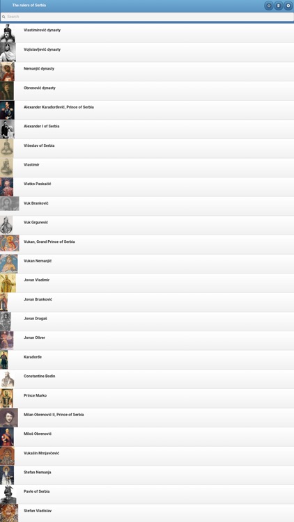 The rulers of Serbia