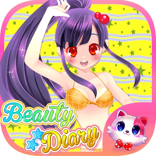 Beauty Diary – Girls Makeup, Dress up and Makeover Games Icon