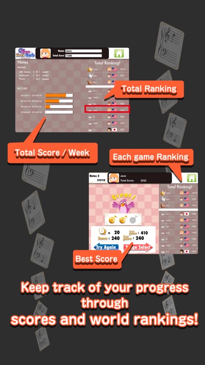 Bastien Piano Flashcards screenshot-3