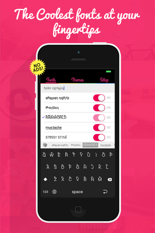 Best Font Changer Pro - Now With Cool Fonts & Custom Designed Keyboards Themes! screenshot 2