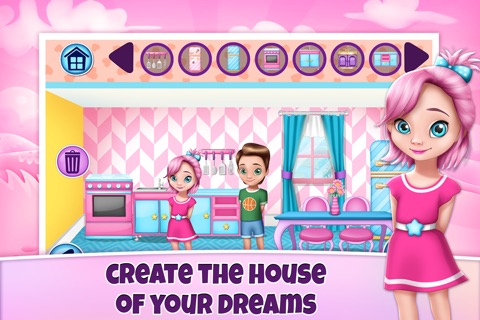 My Play Home Decoration Games: Create A Virtual Doll.house for Fashion.able Girl.s screenshot 4