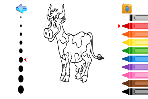 Kids Coloring Book Cute Animal - Preschool Game Learning for Fun screenshot 3