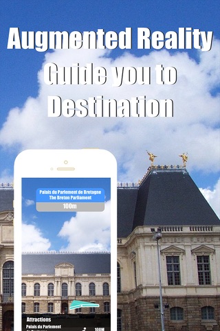 Rennes travel guide with offline map and paris val metro transit by BeetleTrip screenshot 2