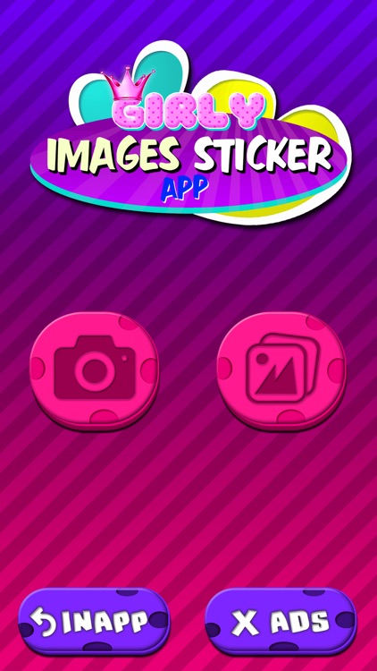 Girly Images Sticker App: Cute Photo Edit.or Pro with Selfie Camera Stickers for Picture.s
