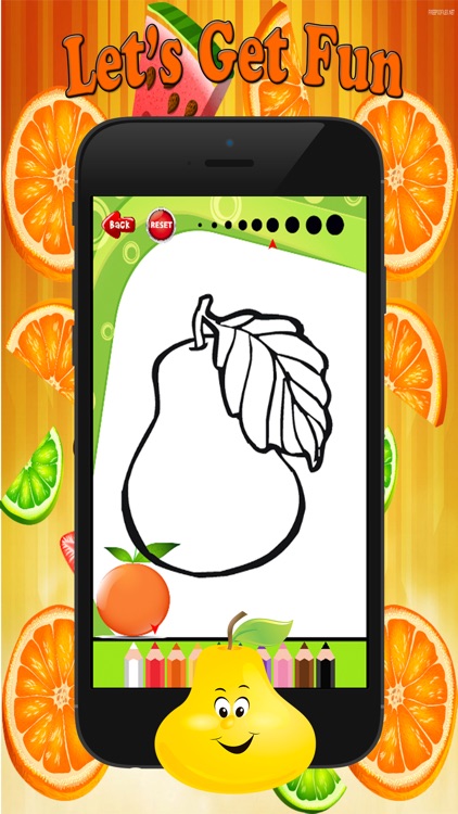 Fruit Vegetable Paint and Coloring Book: Learning Skill The Best of Fun Games Free For Kids