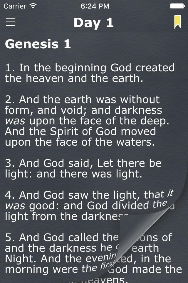 Chronological Bible in a Year - KJV Daily Reading screenshot 2