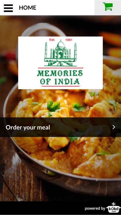 Memories Of India Indian Takeaway