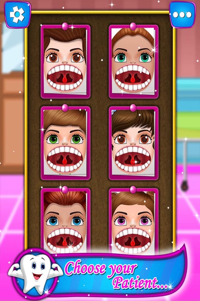Crazy Dentist Mania game for Kids, girls and toddler screenshot 2
